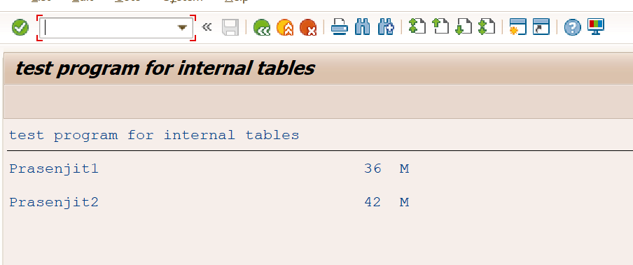 ABAP program output - Use of APPEND keyword