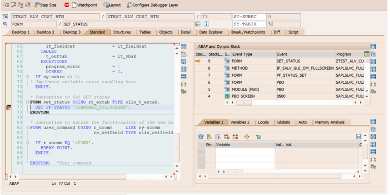 Add a custom button in Grid ALV – prasenjitk.com